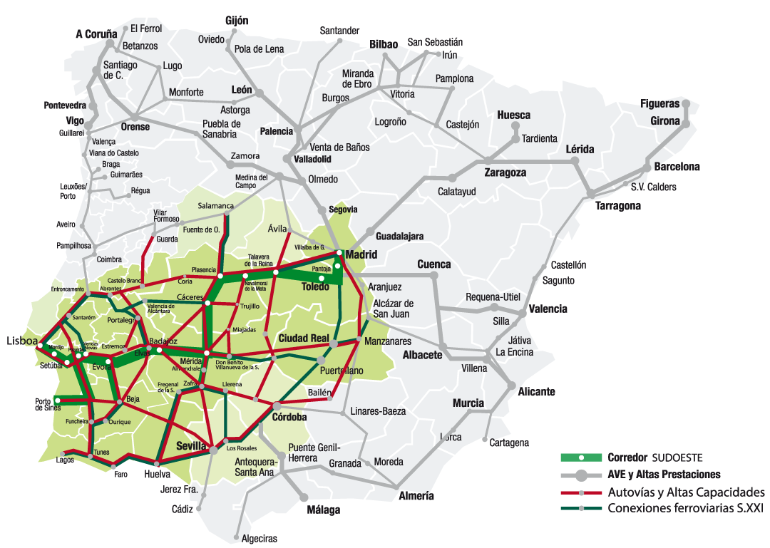 mapa-corredor-sudoeste-iberico-tren-ave-extremadura-mapa-conexiones